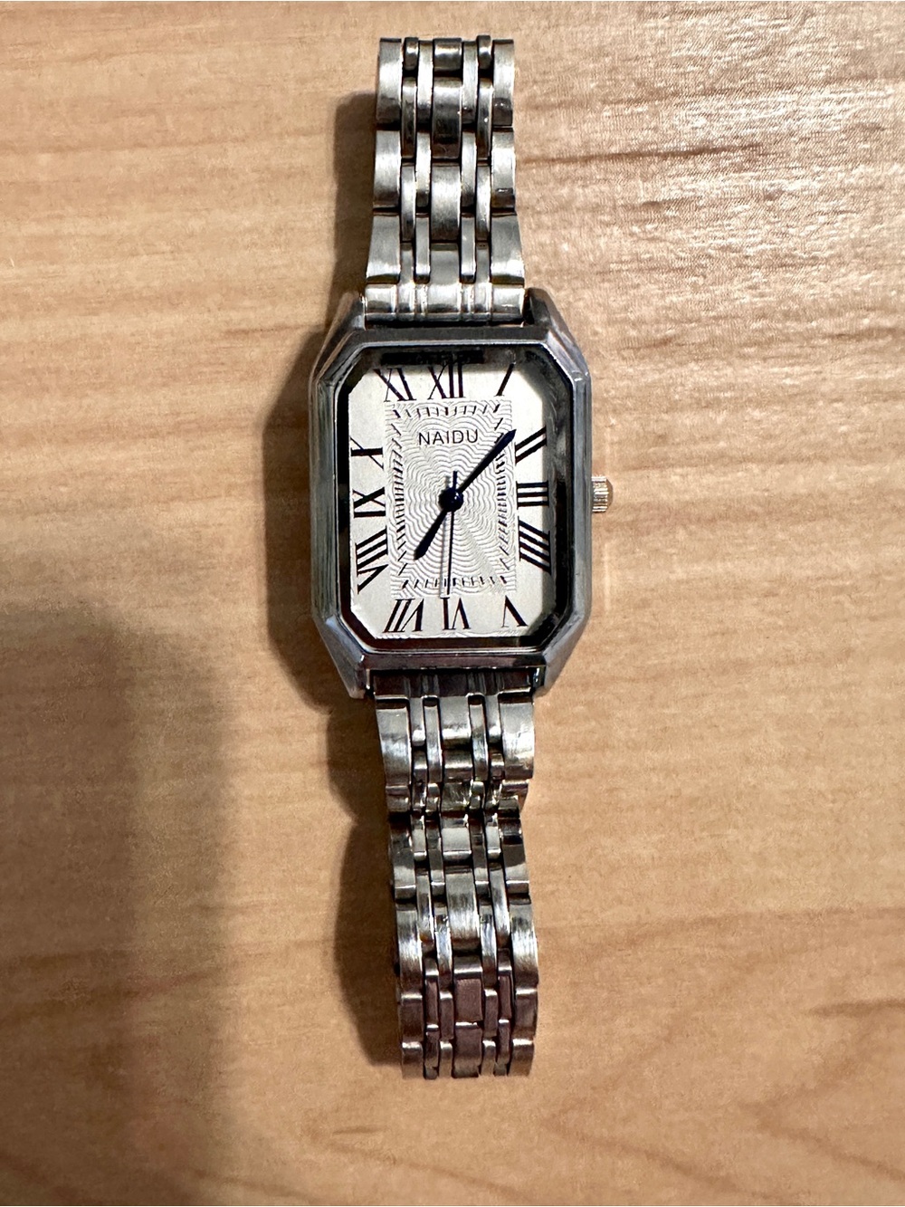 Women’s Silver Rectangular Watch